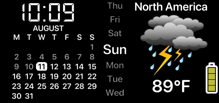 time/weather compressed