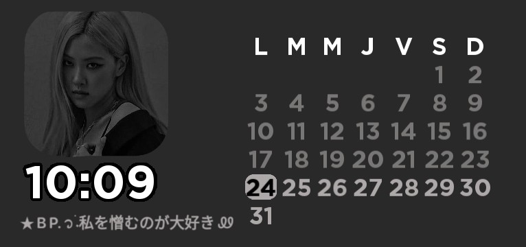 Calendario Rosita- Dark
