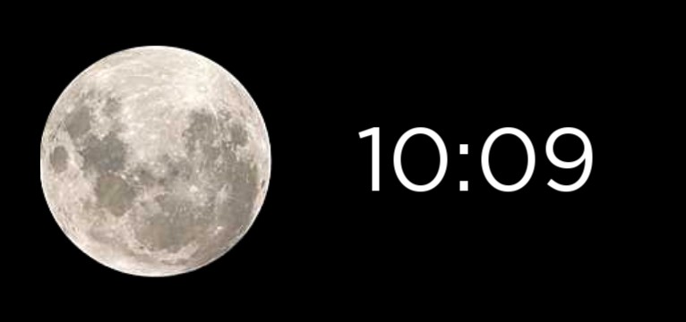 moon phase clock