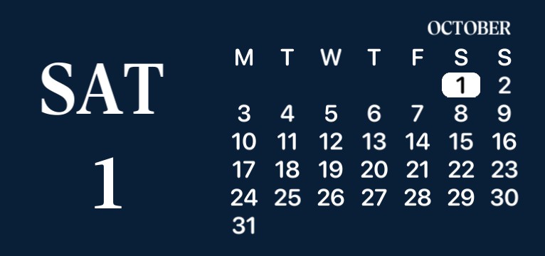 blue calendar