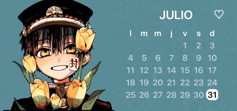 calendario de hanako 