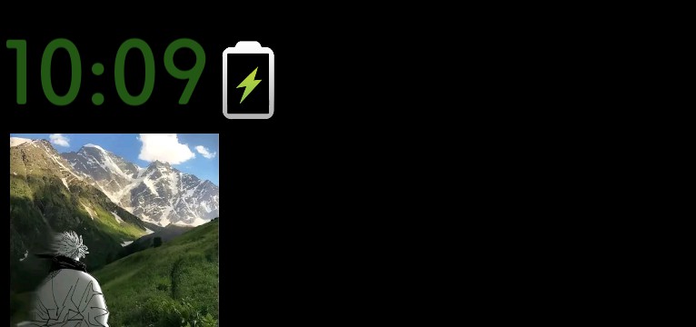 green widget