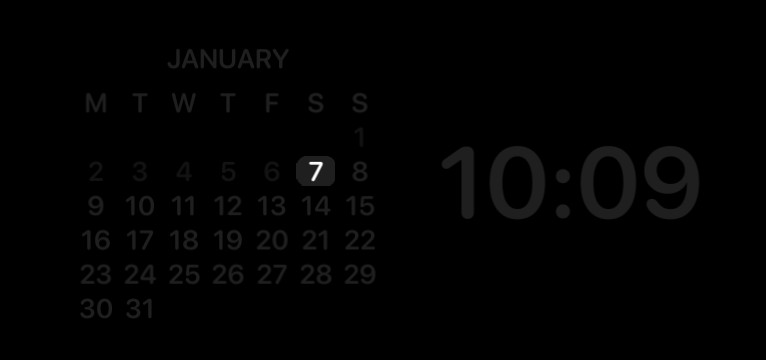 clock and calendar