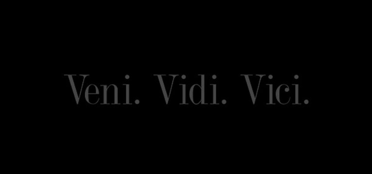 veni vidi vici