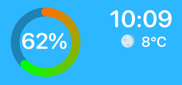 Compact Widget For Homescreen