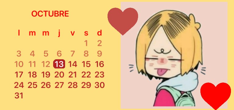calendario Kenma