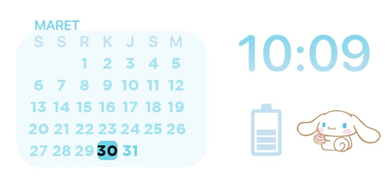 Cinnamoroll widget