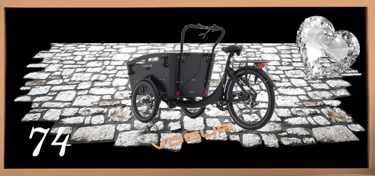 Herzschlag Bike Werbung schwarz 