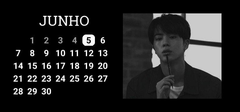 Calendrio Kim Seokjin