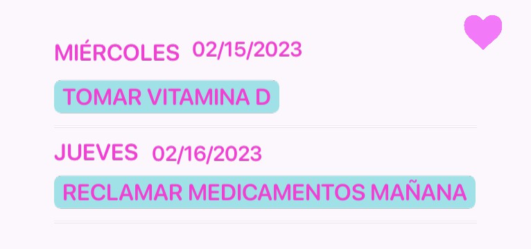 Pink widget