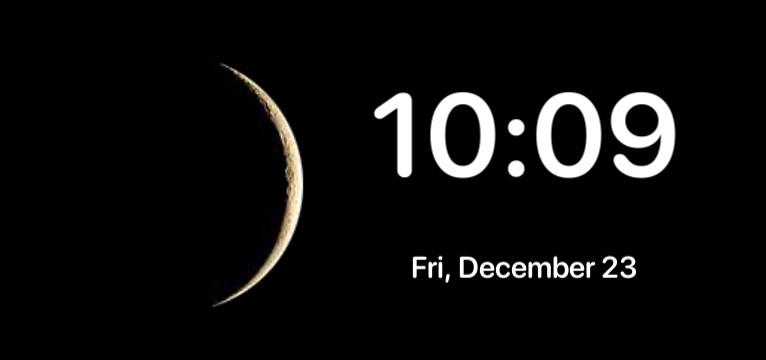 the moon transparent 
