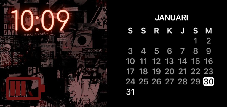 calender uciha itachi