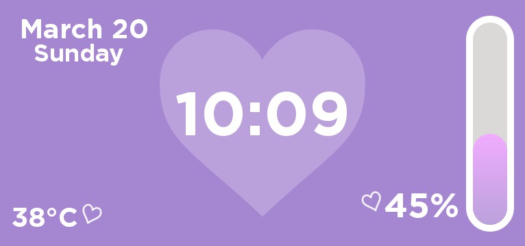 purple widget