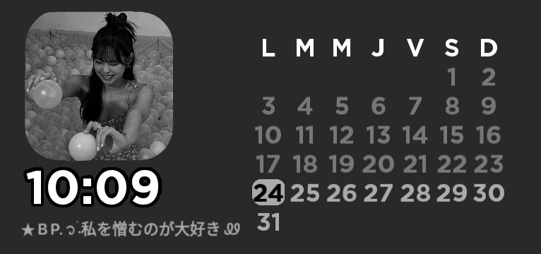 Calendario Jennie- Dark