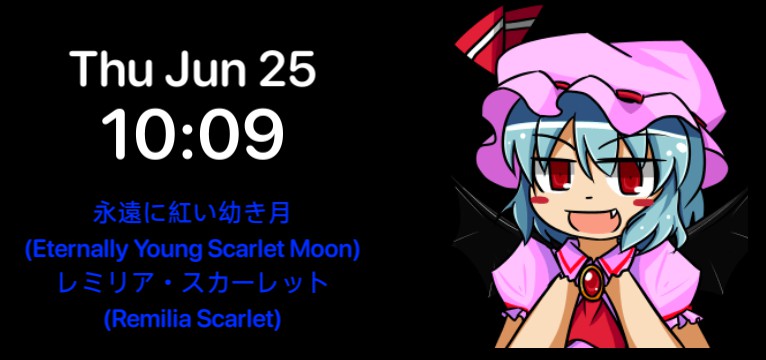 Revamped Clock Girls for Touhou -R. ver- - Remilia Scarlet