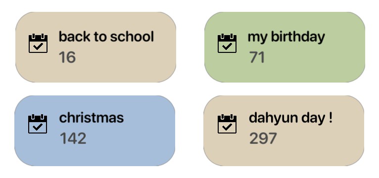 days counter idea