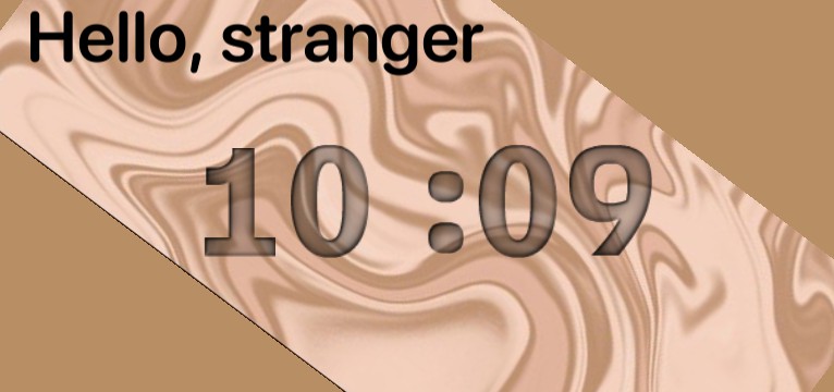beige widget