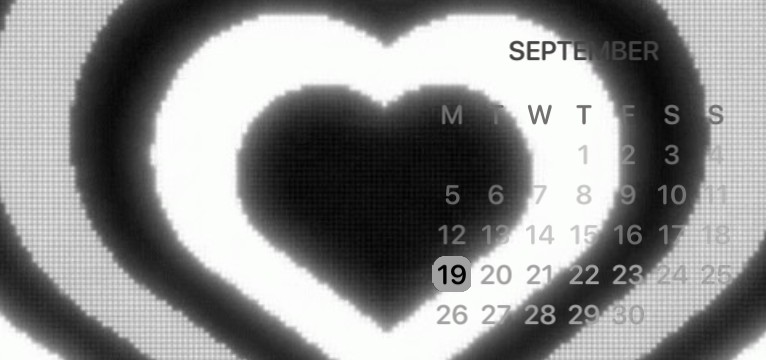 gif heart calendar