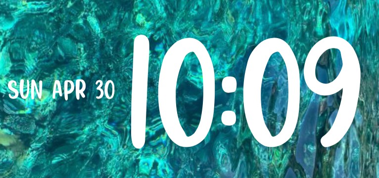 ocean time widget