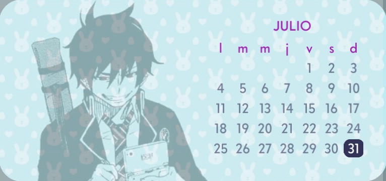 Rin Okumura Calendar