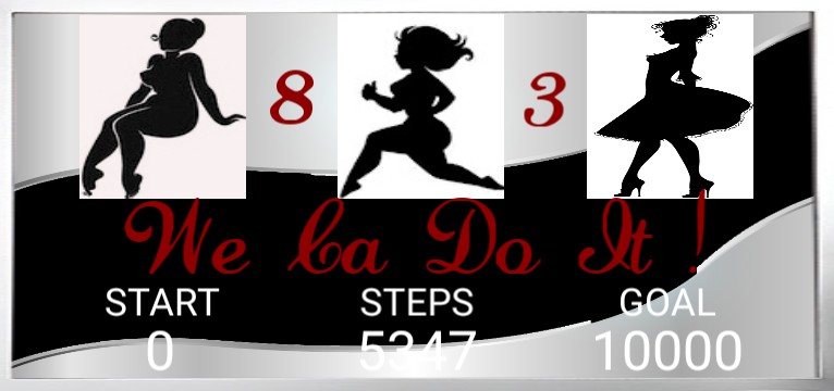 Step counter Serie Frauentag 