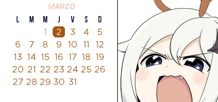 paimon calendar