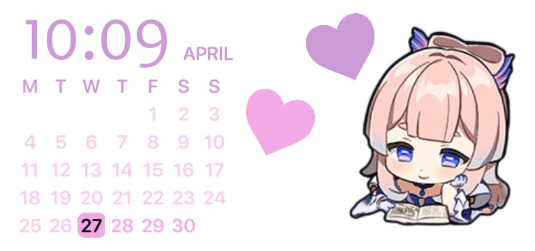 kokomi calendar 
