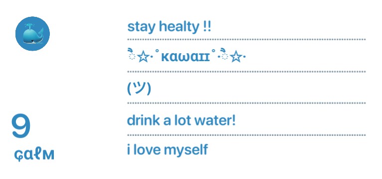 blue widget