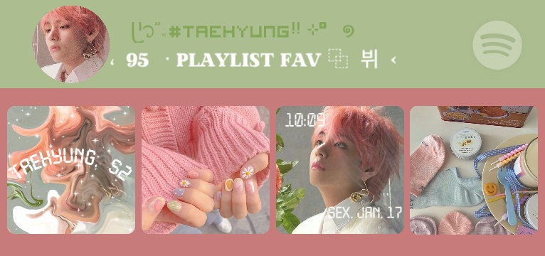 taehyung widget spotify. 