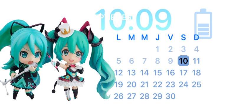 Reloj-miku hatsune