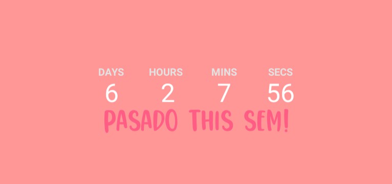 pasado this sem