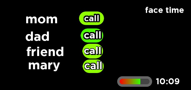 ios facetime widget