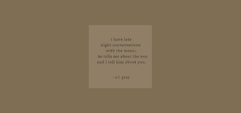 conversation with the moon 