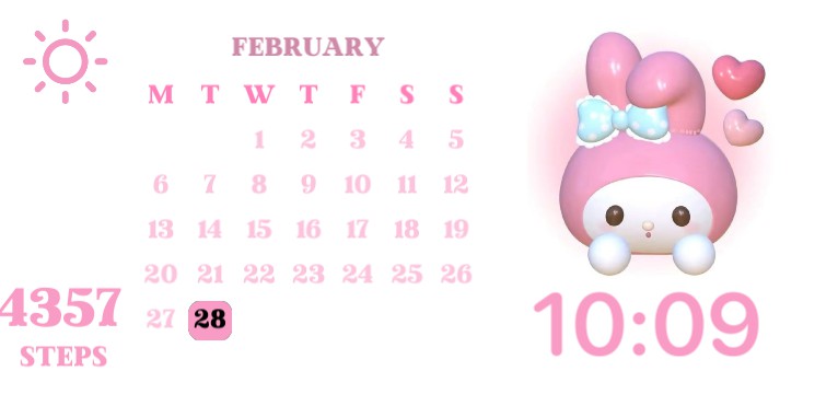 My melody calendar 