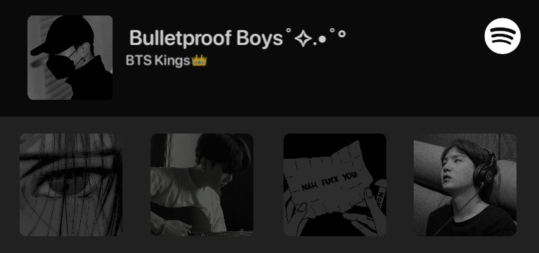 Spotify Yoongi