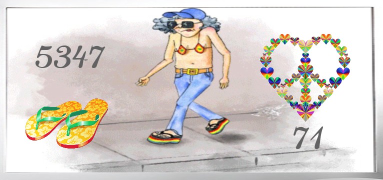 Herzschlag Schritte Hippie Step