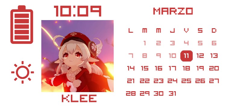 Widget Klee 
