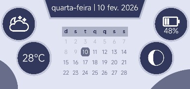 blue widget