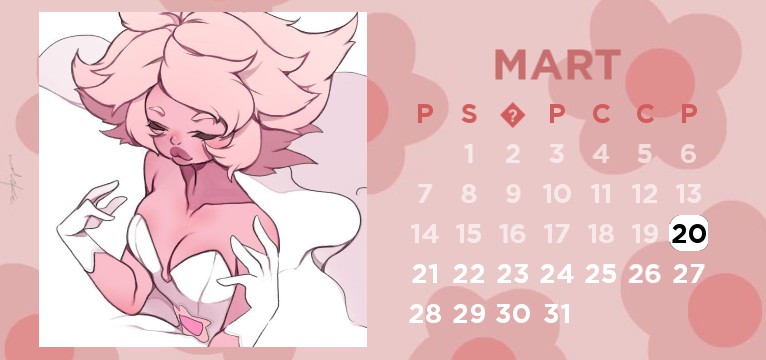 Pink calendar