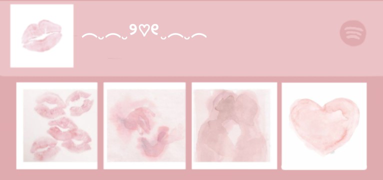 Spotify coquette widget