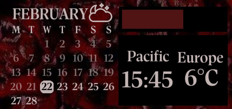 red grunge calendar medium