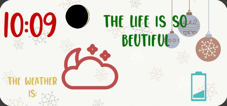 Chrismas widget