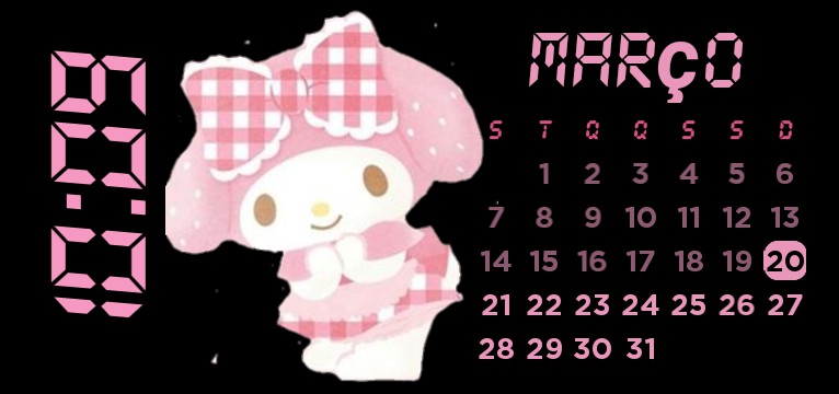 Calendrio Kawaii My Melody Copy