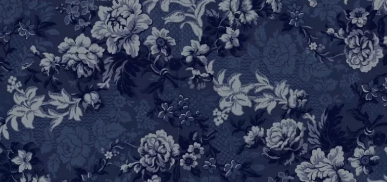 dark blue flowers