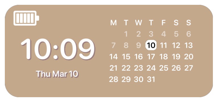 Butter widget