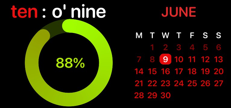 calendar , battery , time