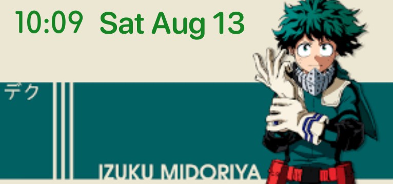 My Hero Academia Clock