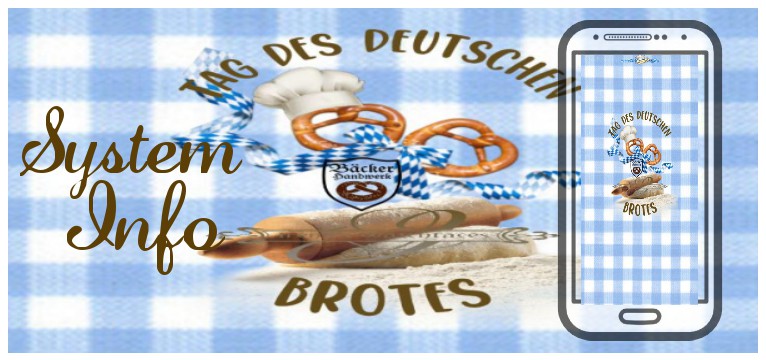 System Info Tag des deutschen Brotes 