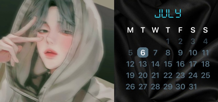 Cute guys Calendar 