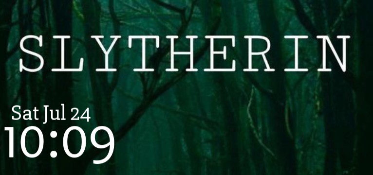 Slytherin time and date